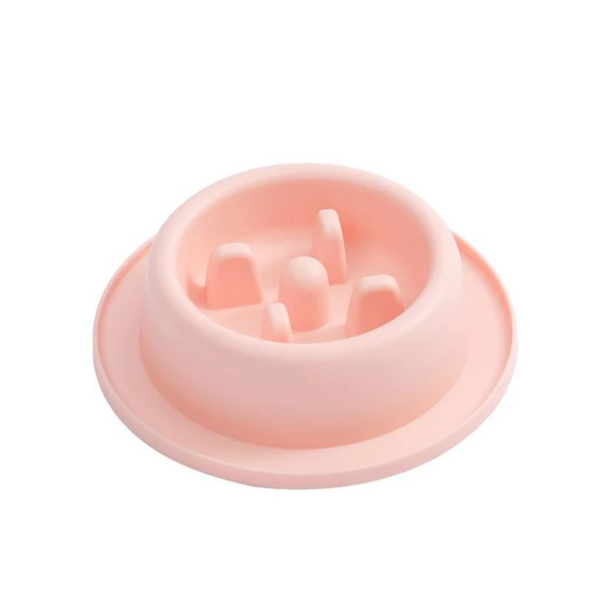 Pet Slow Eating Anti Choking Interactive Feeding Bowl Plate
