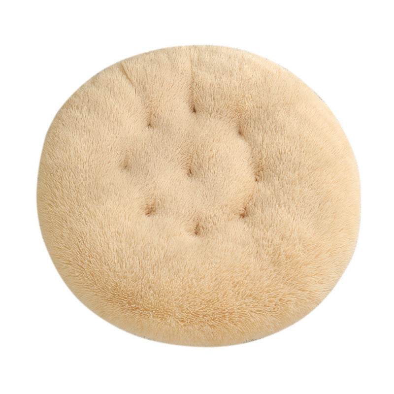 Pet Round Plush Warm Sleep Bed Mat House