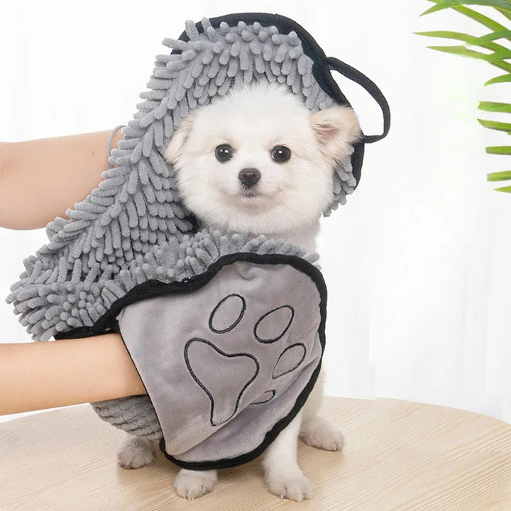 Absorbent Microfiber Quick Drying Machine Washable Hand Pocket Pet Towel