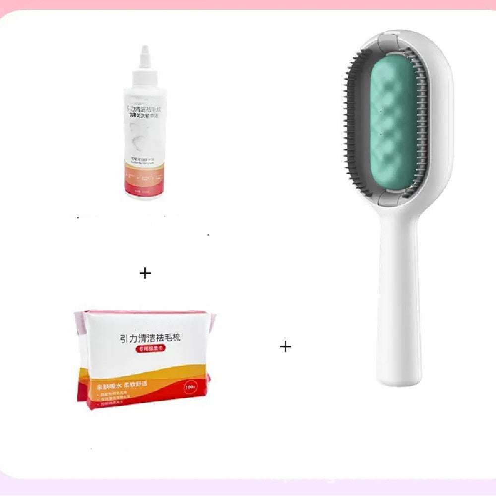 Pet Grooming Brush Dematting Hair Removal Cleaning Tool