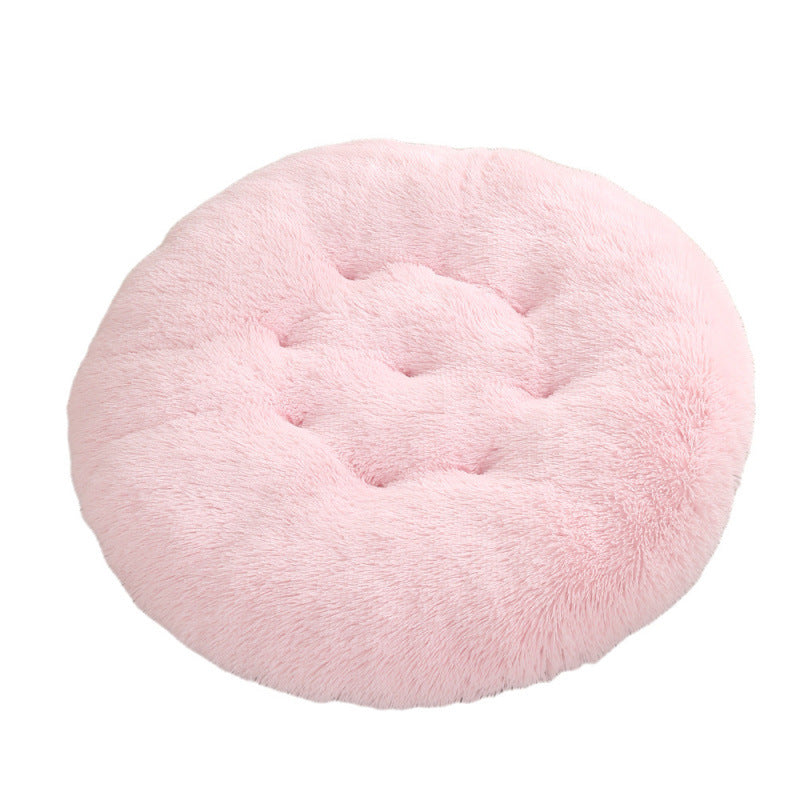 Pet Round Plush Warm Sleep Bed Mat House