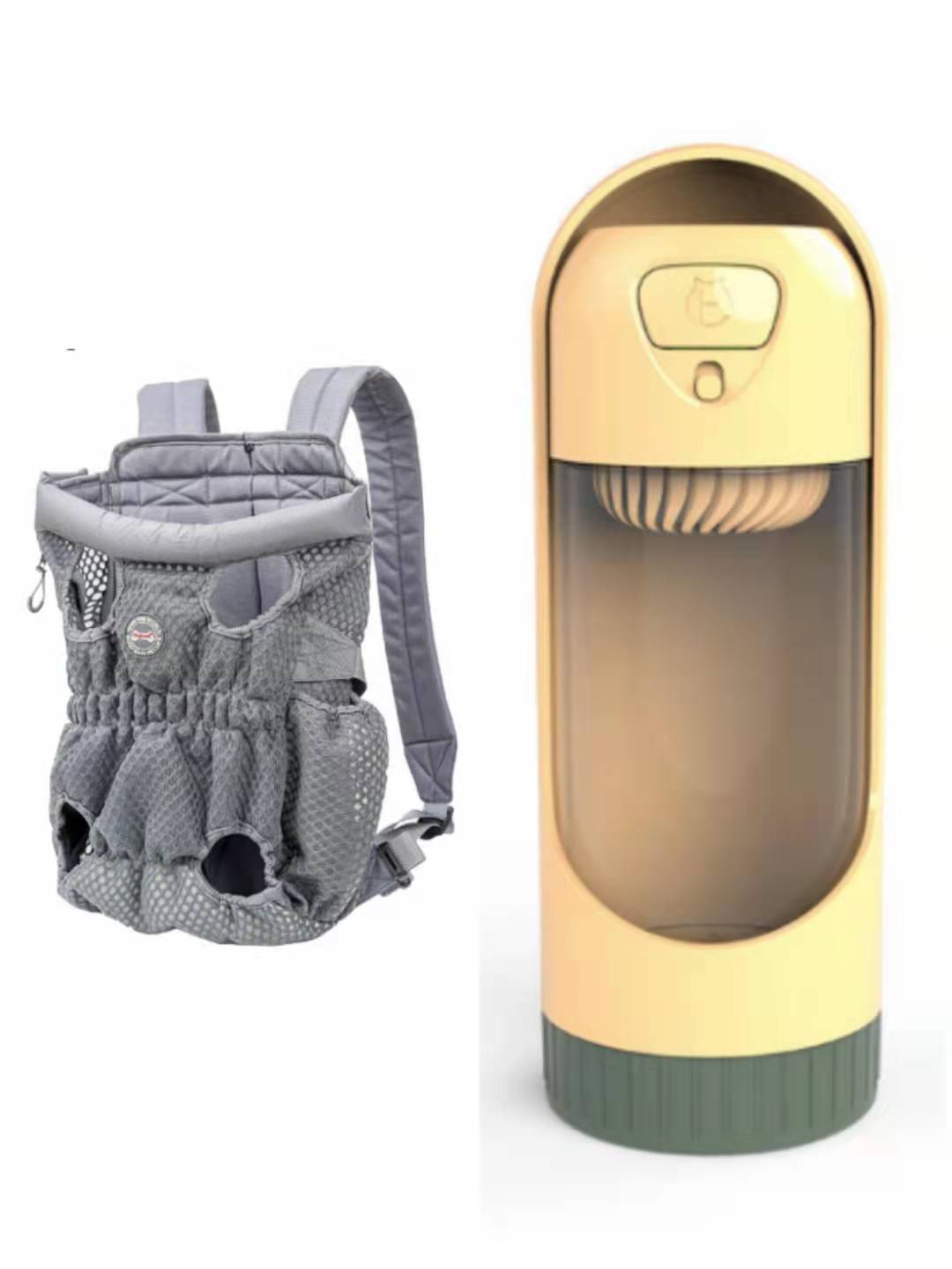 Pet Carrier Backpack Mesh Breathable Outdoor Travel Bag