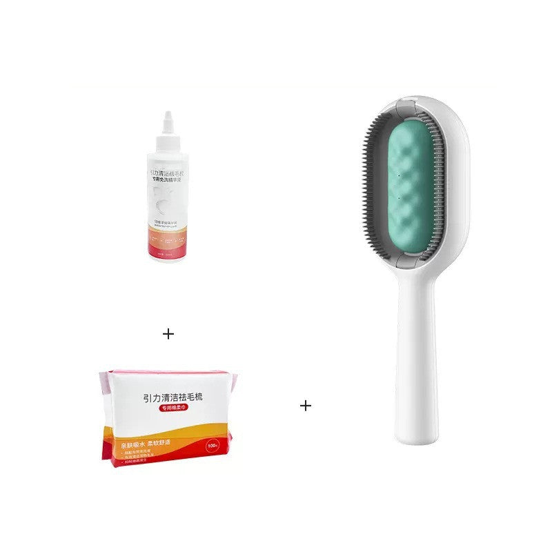 Pet Grooming Brush Dematting Hair Removal Cleaning Tool