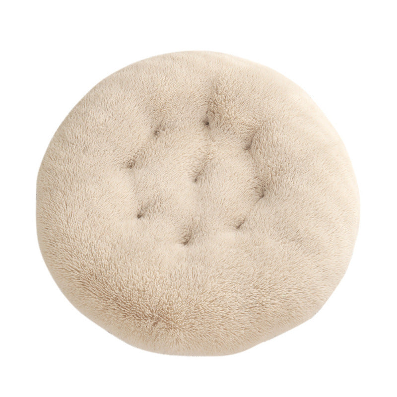 Pet Round Plush Warm Sleep Bed Mat House