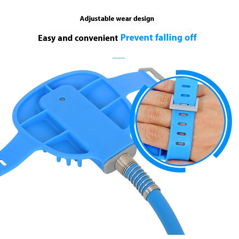 Pet Silicone Bath Massage Shower Gloves Brush Tool
