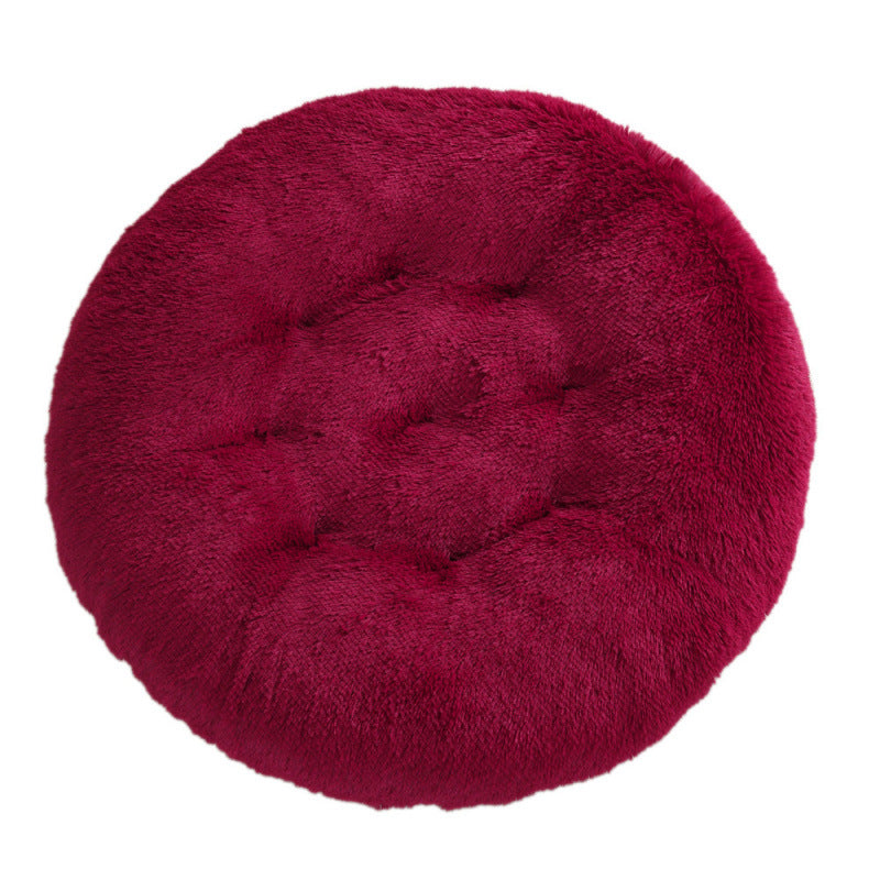 Pet Round Plush Warm Sleep Bed Mat House