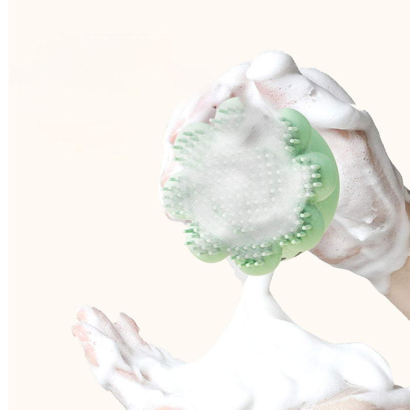 Pet Silicone Bath Massage Comb Body Wash Grooming Brush