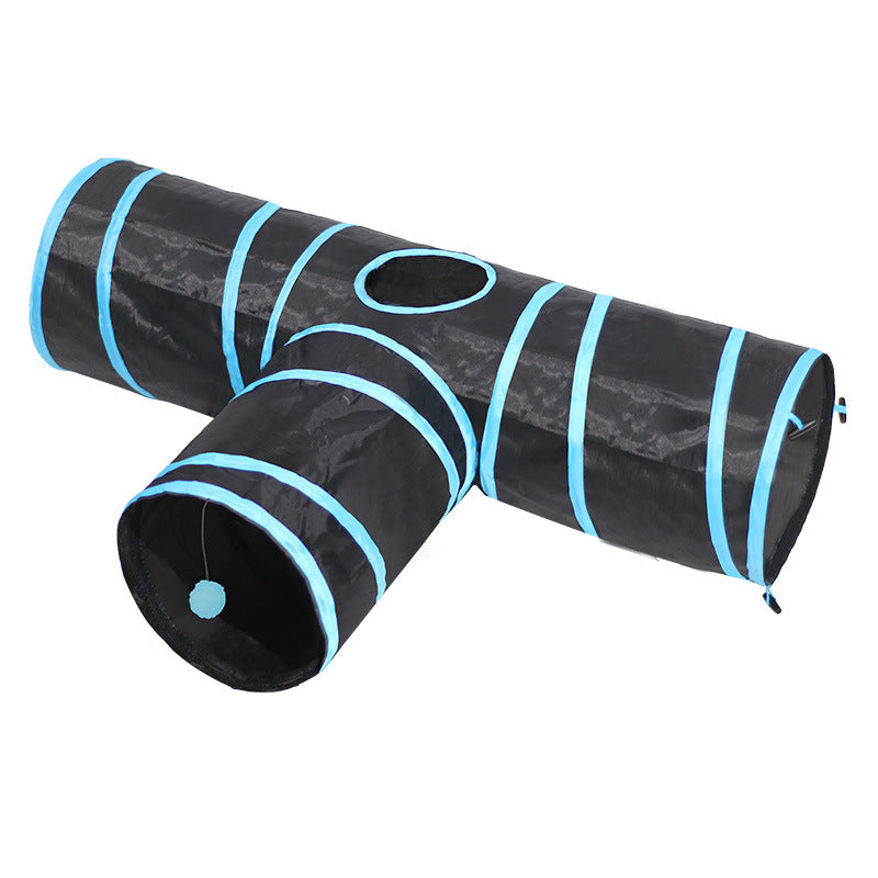 Pet Foldable Tunnel Climbing Path Interactive Toy