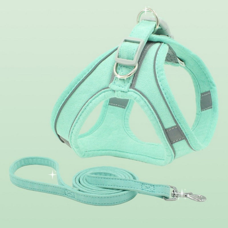 Pet Vest Chest Harness Adjustable Walking Leash