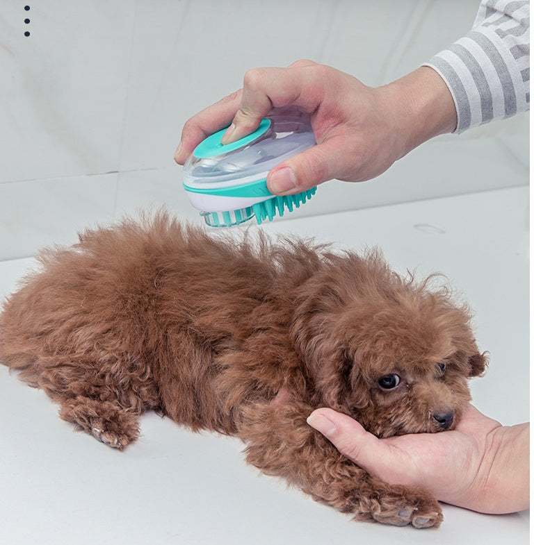 Pet Bath Massage Grooming Brush Tool