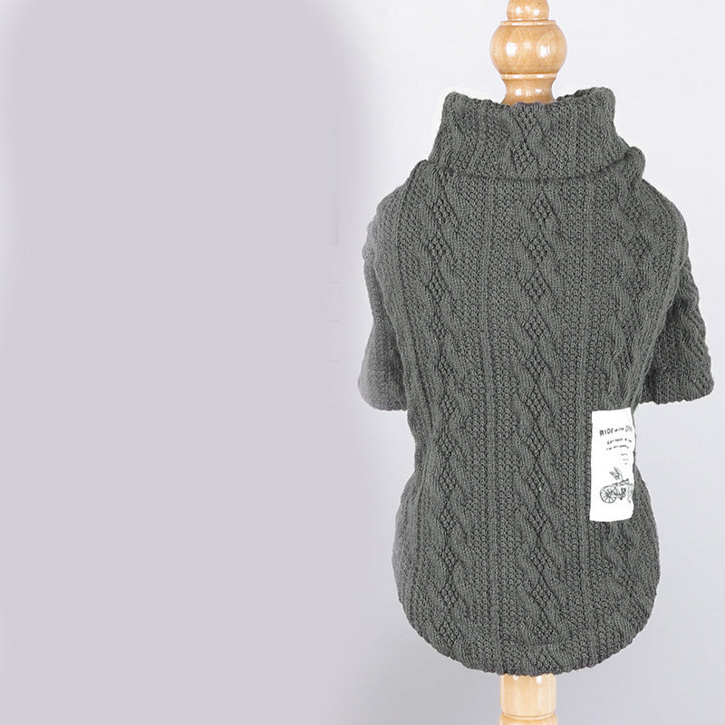 Pet Warm Knitted Winter Sweater Clothing Apparel Cozy