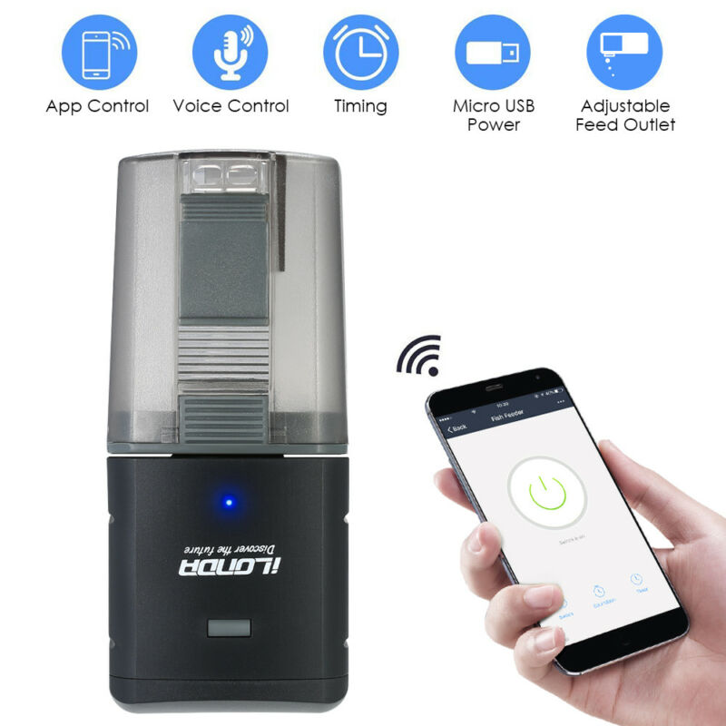 Smart WiFi Remote Automatic Aquarium Fish Feeder System