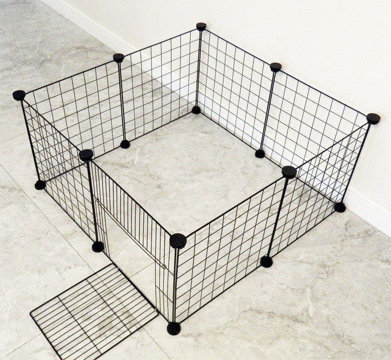 Splicing Teddy Rabbit Cage Isolation Door System