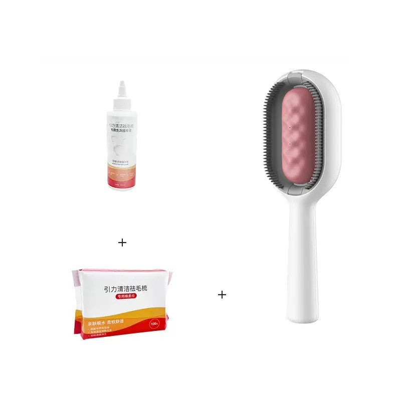 Pet Grooming Brush Dematting Hair Removal Cleaning Tool