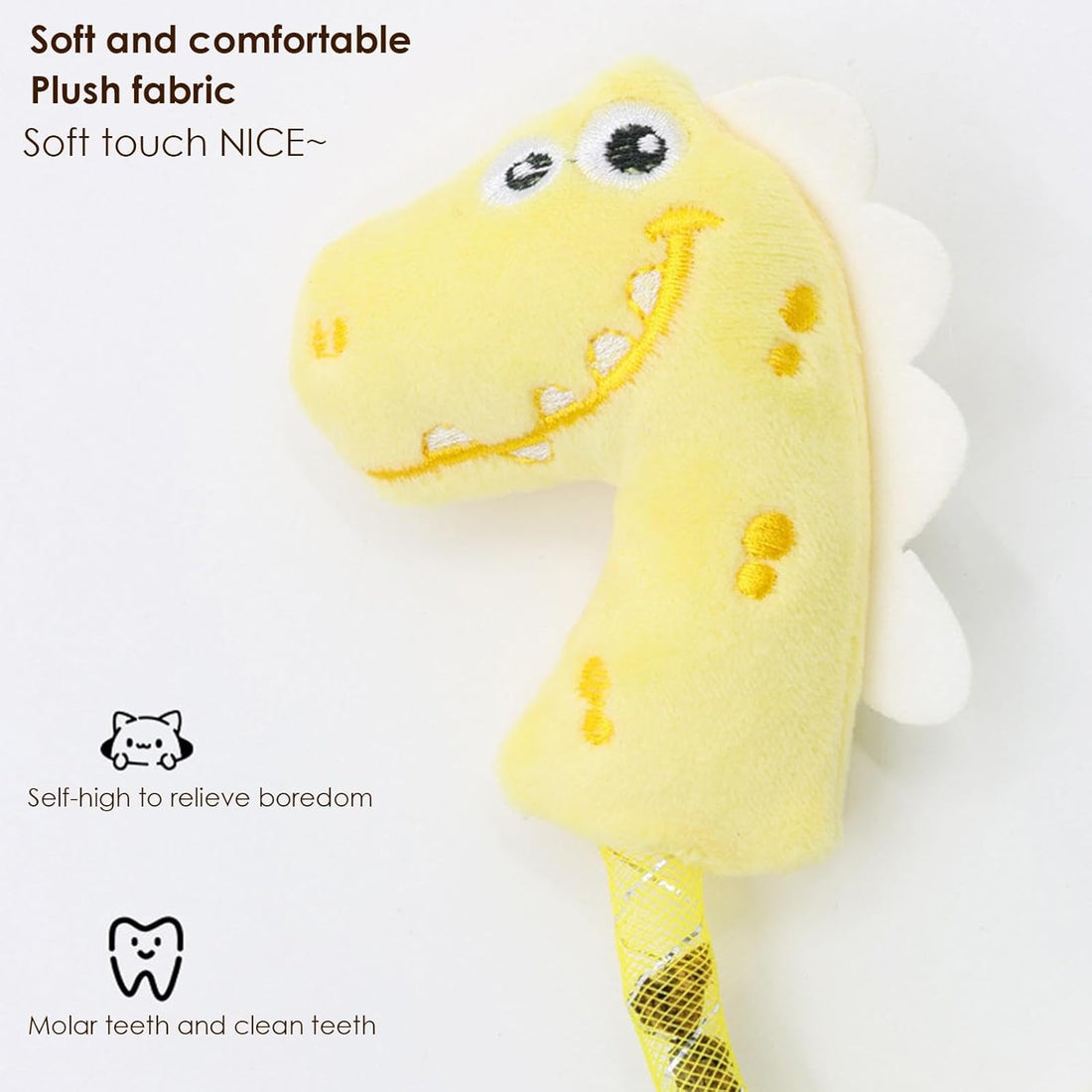 Pet Chew Rope Teeth Cleaning Interactive Kicker Spring Toy