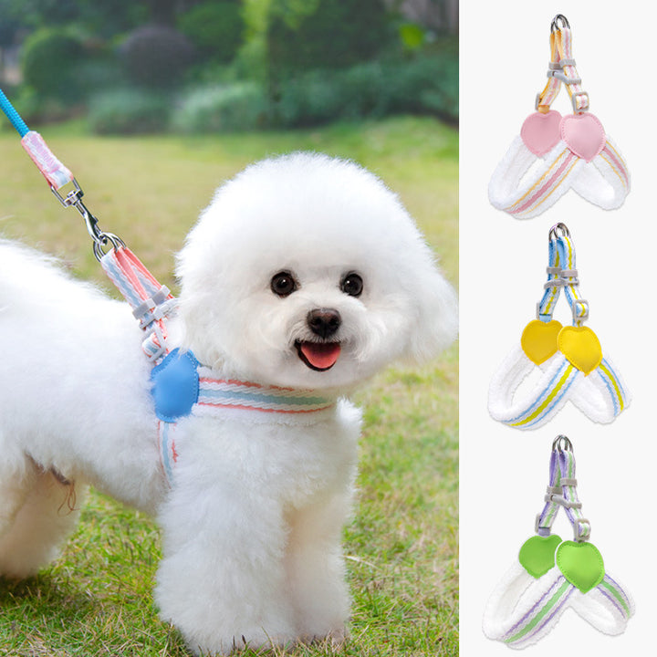 Pet Chest Vest Breathable Summer Walking Leash