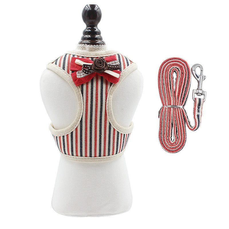 Pet Vest Chest Strap Adjustable Walking Leash