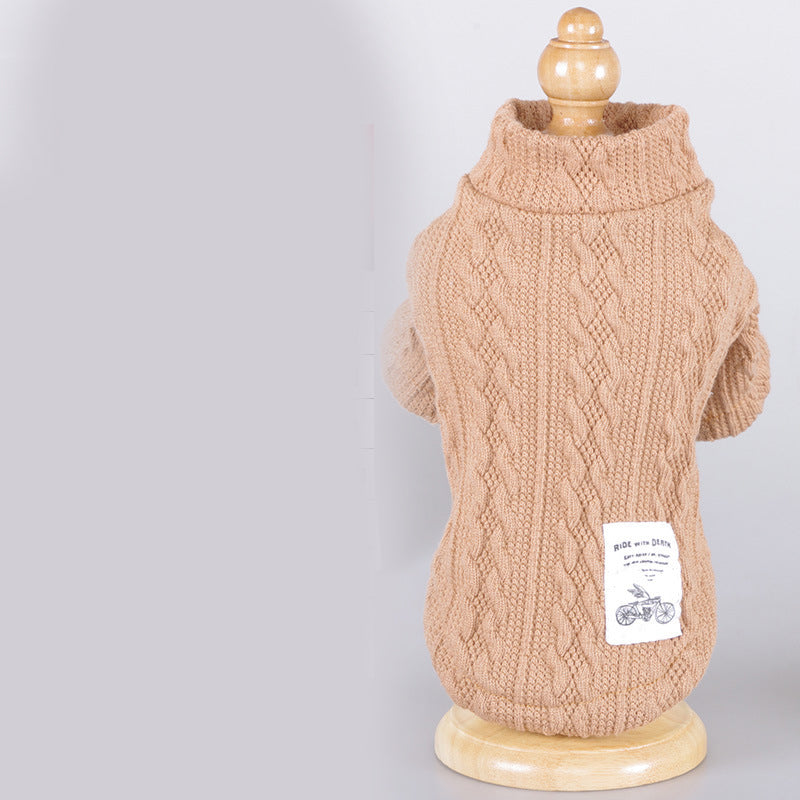 Pet Warm Knitted Winter Sweater Clothing Apparel Cozy