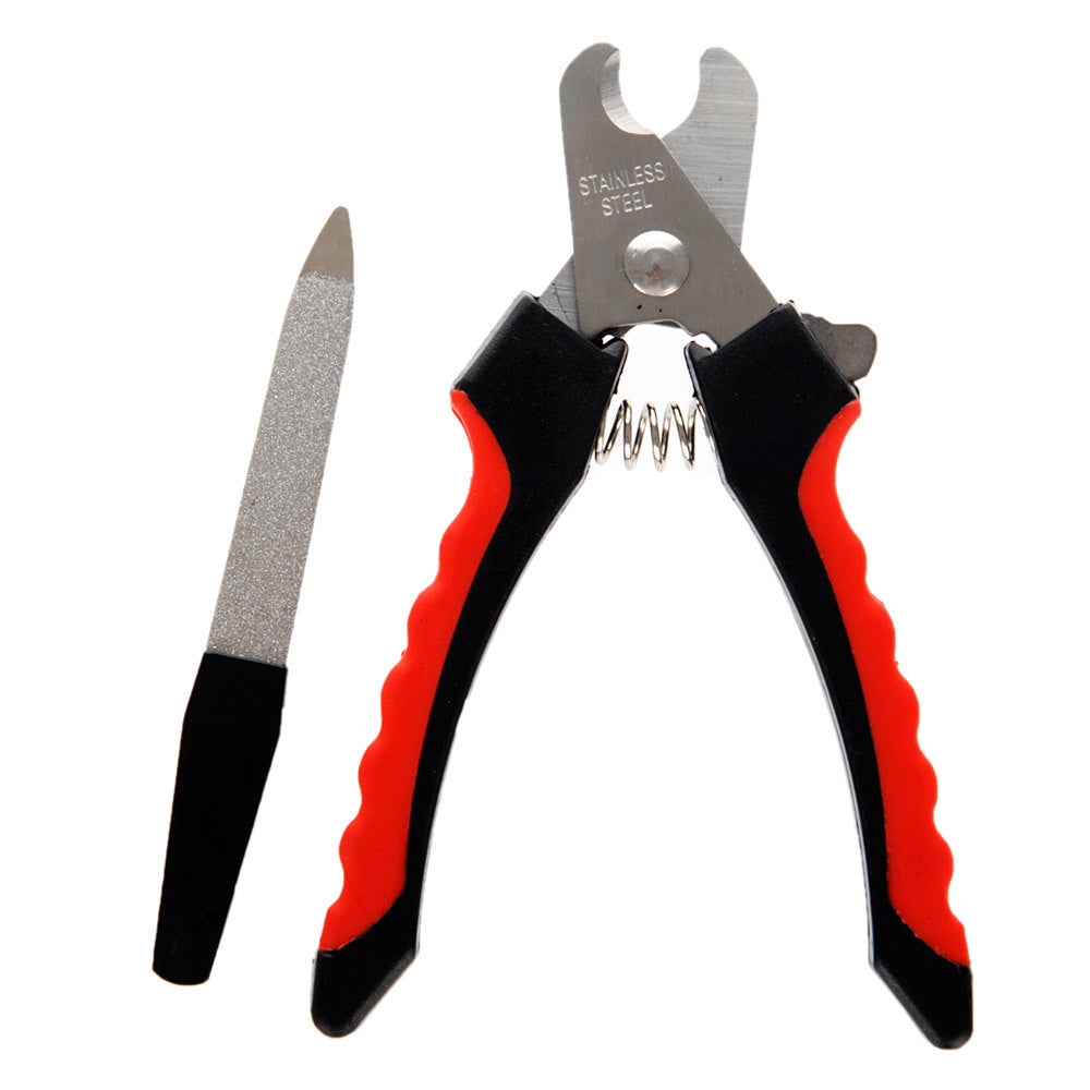LED Pet Nail Scissors Grooming Clipper Tool