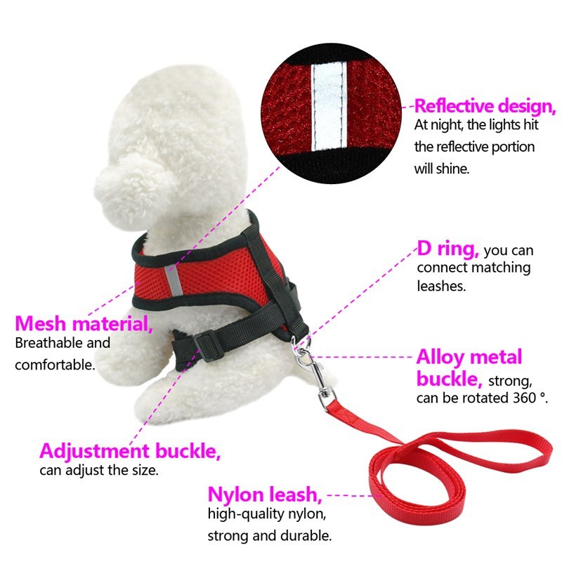 Pet Car Seat Belt Adjustable Safety Leash