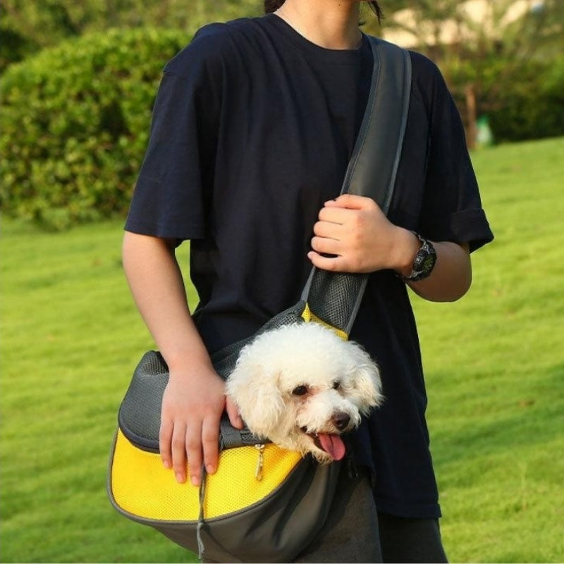 Pet Carrier Mesh Oxford Outdoor Travel Shoulder Sling Tote Breathable Comfort Bag