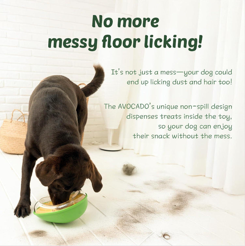 Pet Anti-Tumble Avocado Feeding Bowl Stable Food Dish