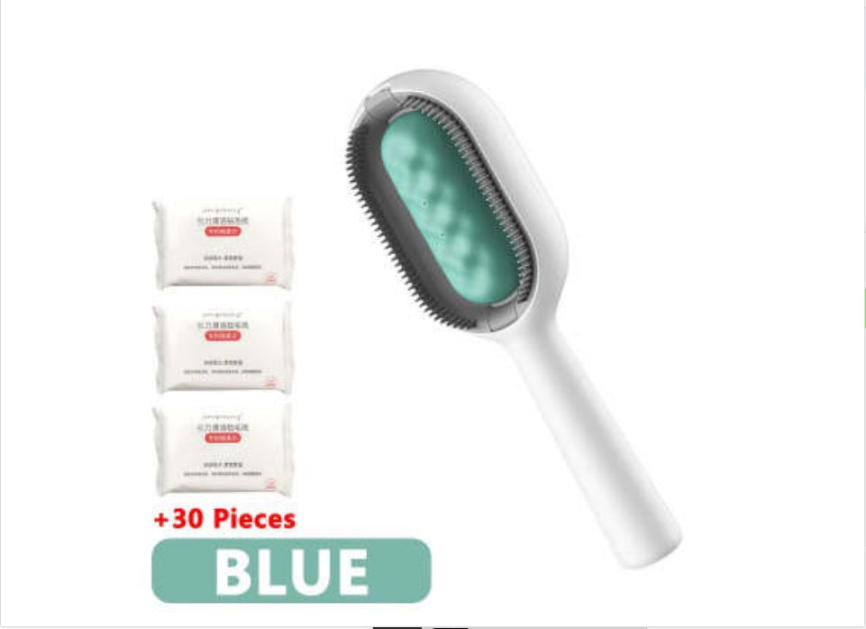 Pet Grooming Brush Dematting Hair Removal Cleaning Tool