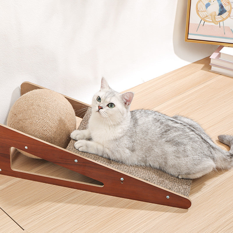 Pet Corrugated Paper Scratching Board Interactive Toy