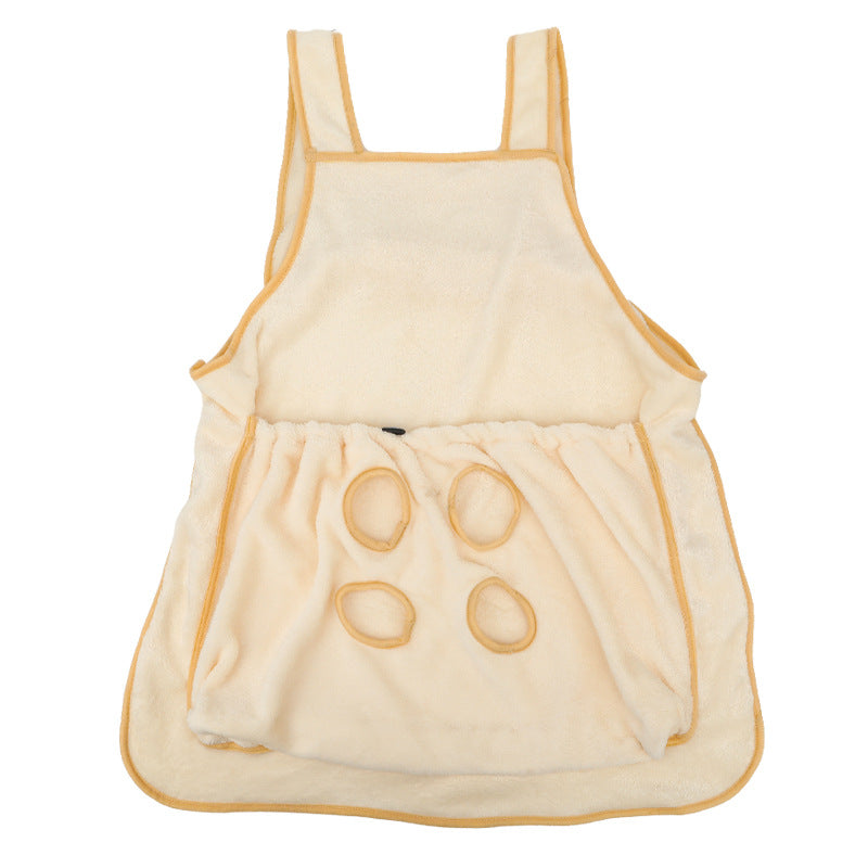 Pet Carrier Apron Plush Hanging Chest Travel Pouch