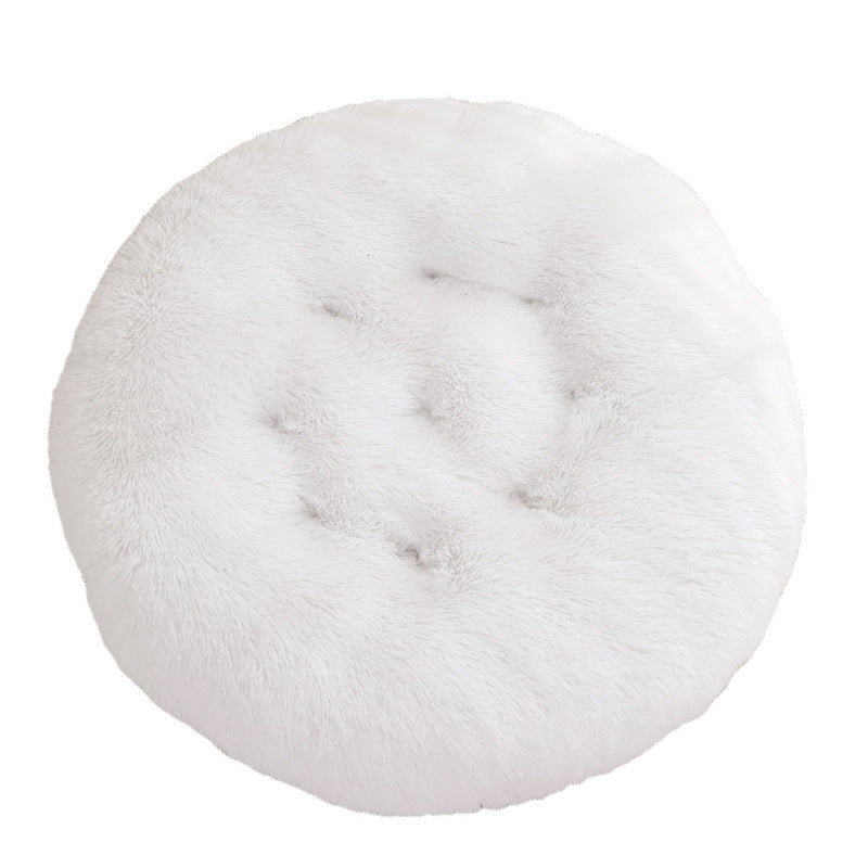 Pet Round Plush Warm Sleep Bed Mat House