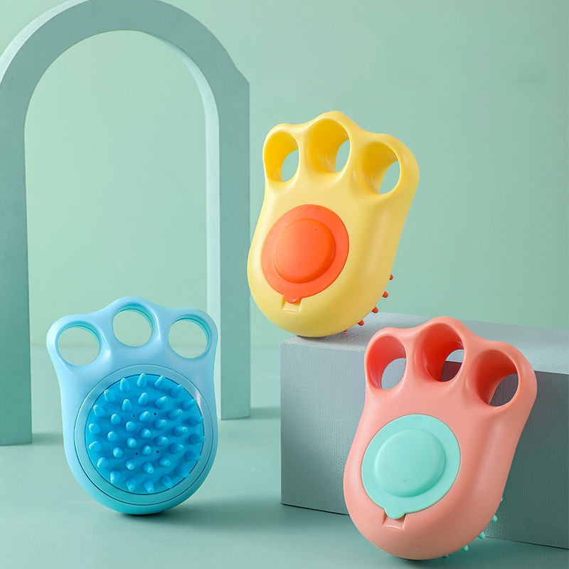 Pet Claw Bath Massage Cleaning Brush Comb Tool