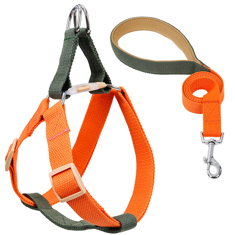 Pet Vest Drawstring Leash Adjustable Walking Harness