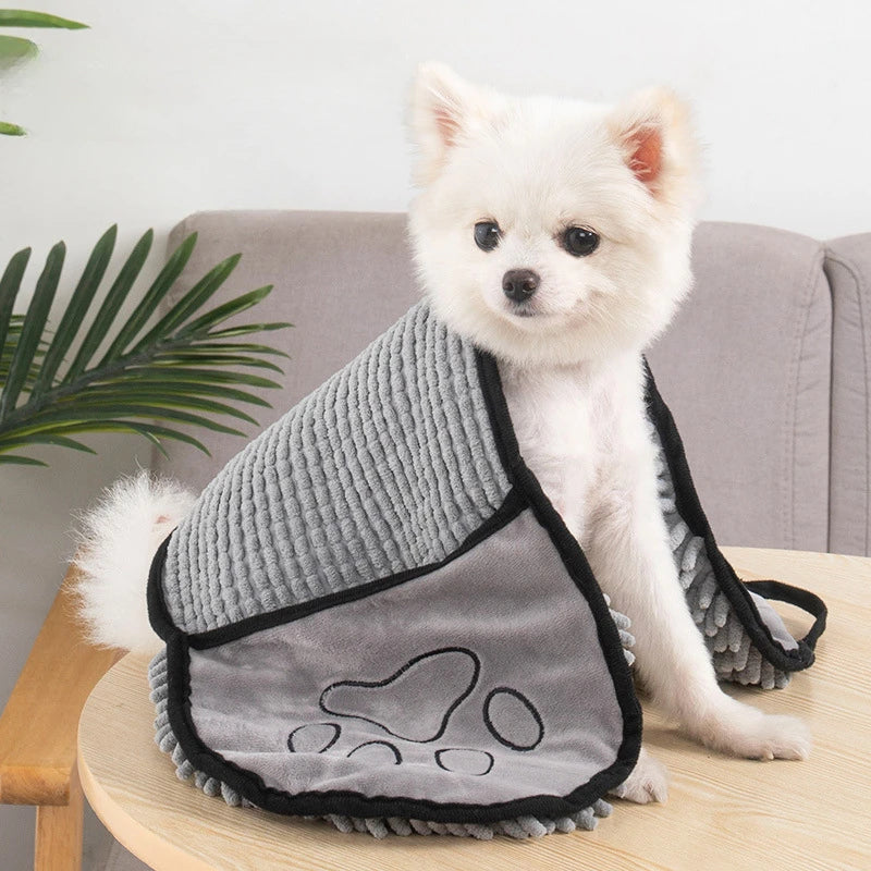 Absorbent Microfiber Quick Drying Machine Washable Hand Pocket Pet Towel