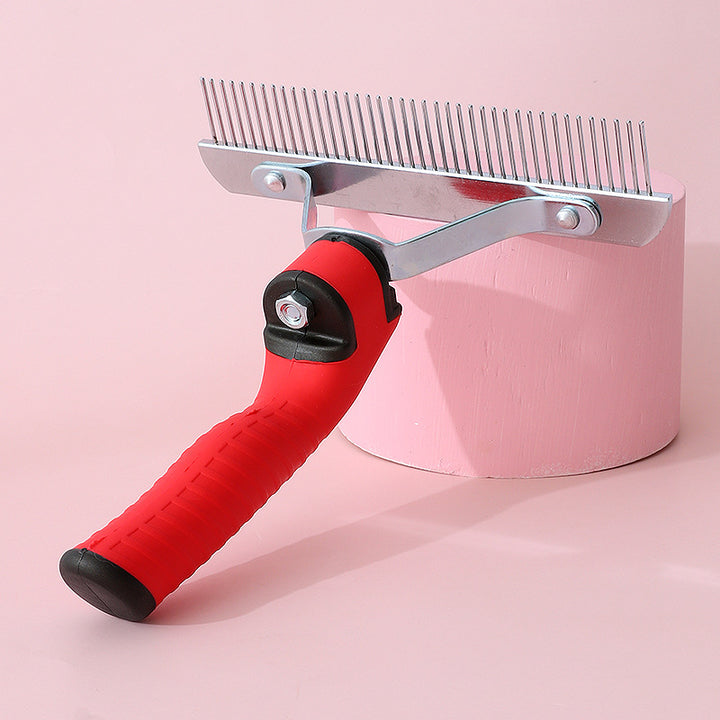 Large Pet Rake Comb Deshedding Grooming Brush Tool