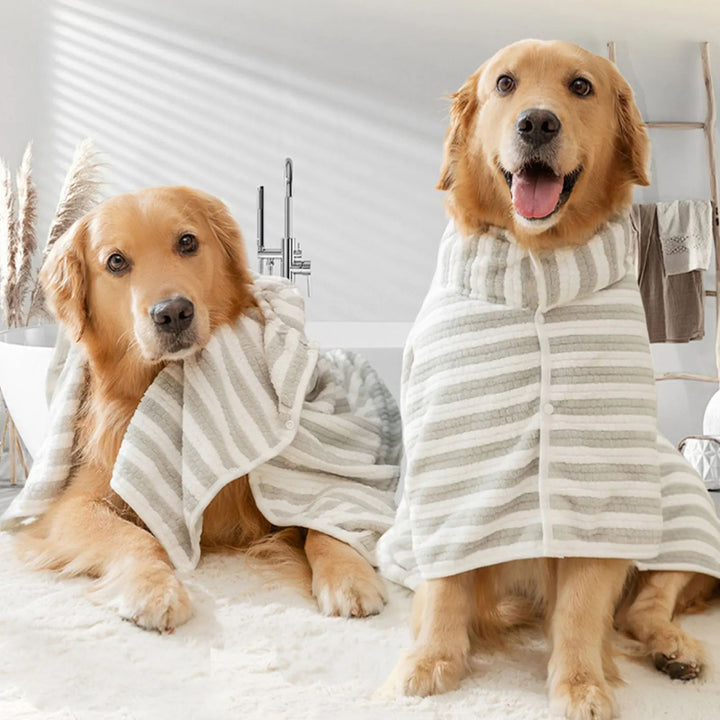 Pet Ultra Absorbent Quick Dry Thick Bathrobe Towel