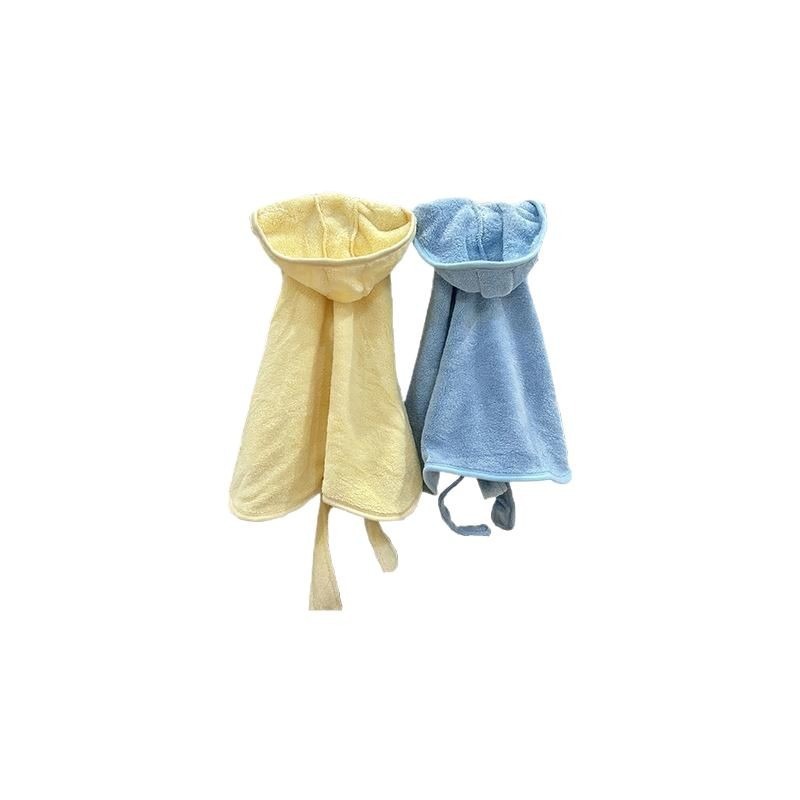 Pet Soft Thick Coral Fleece Wearable Bathrobe Towel