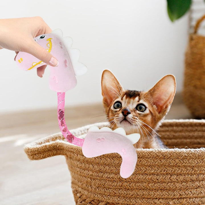 Pet Chew Rope Teeth Cleaning Interactive Kicker Spring Toy