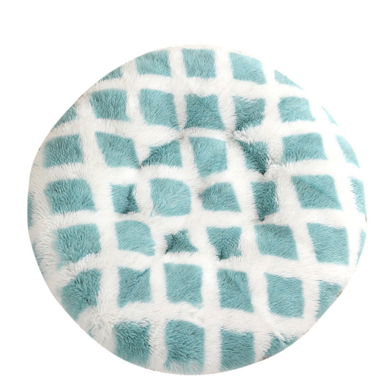 Pet Round Plush Warm Sleep Bed Mat House