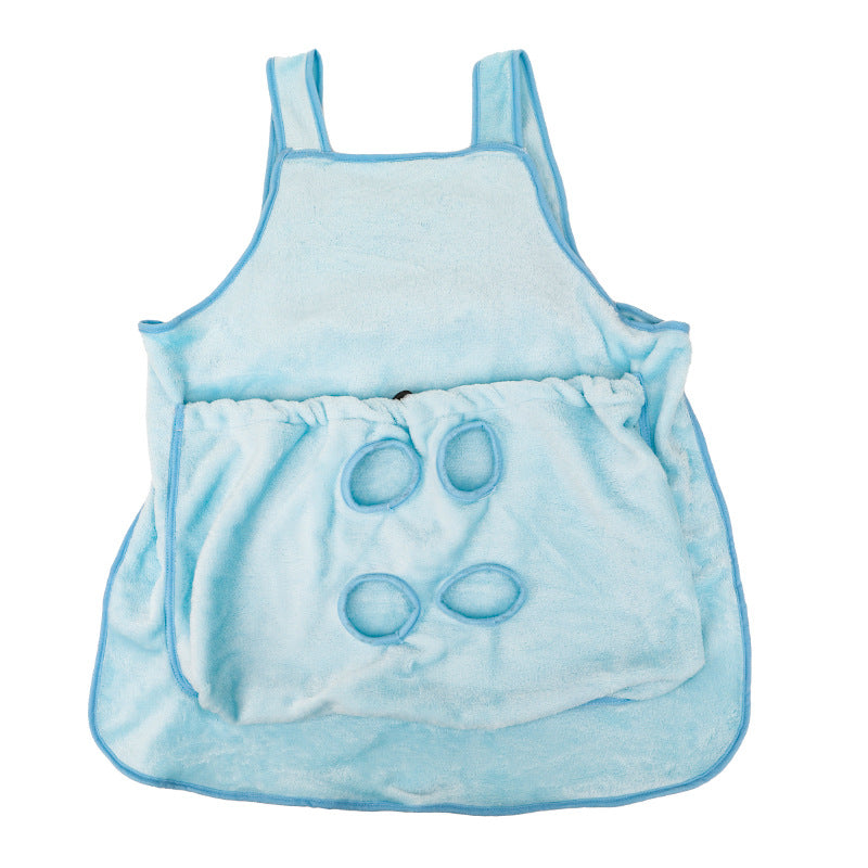 Pet Carrier Apron Plush Hanging Chest Travel Pouch