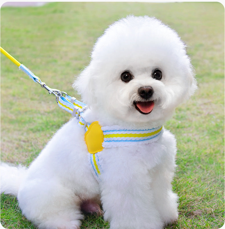 Pet Chest Vest Breathable Summer Walking Leash