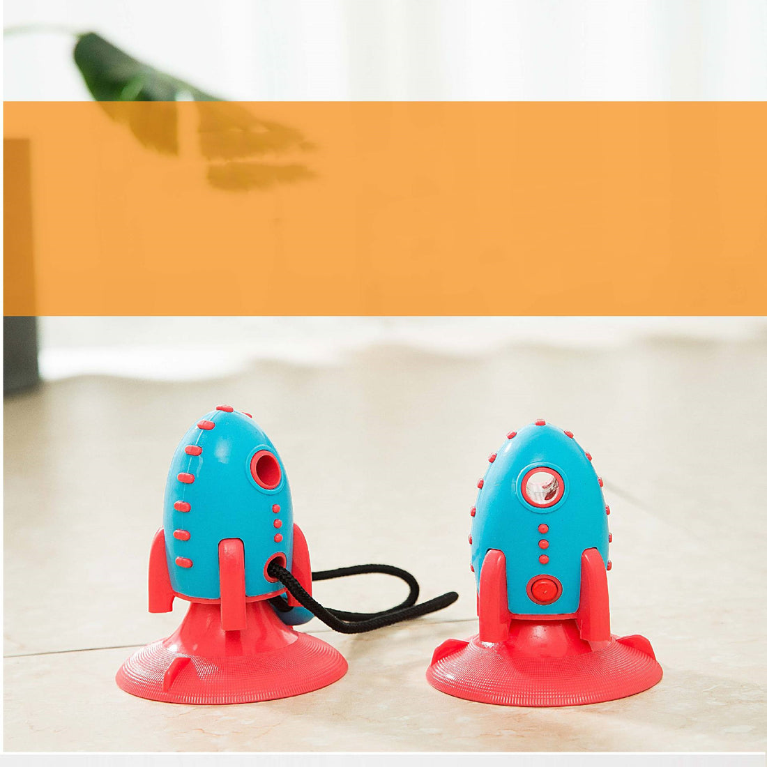Pet Rocket Food Leaking Bite Resistant Chew Toy
