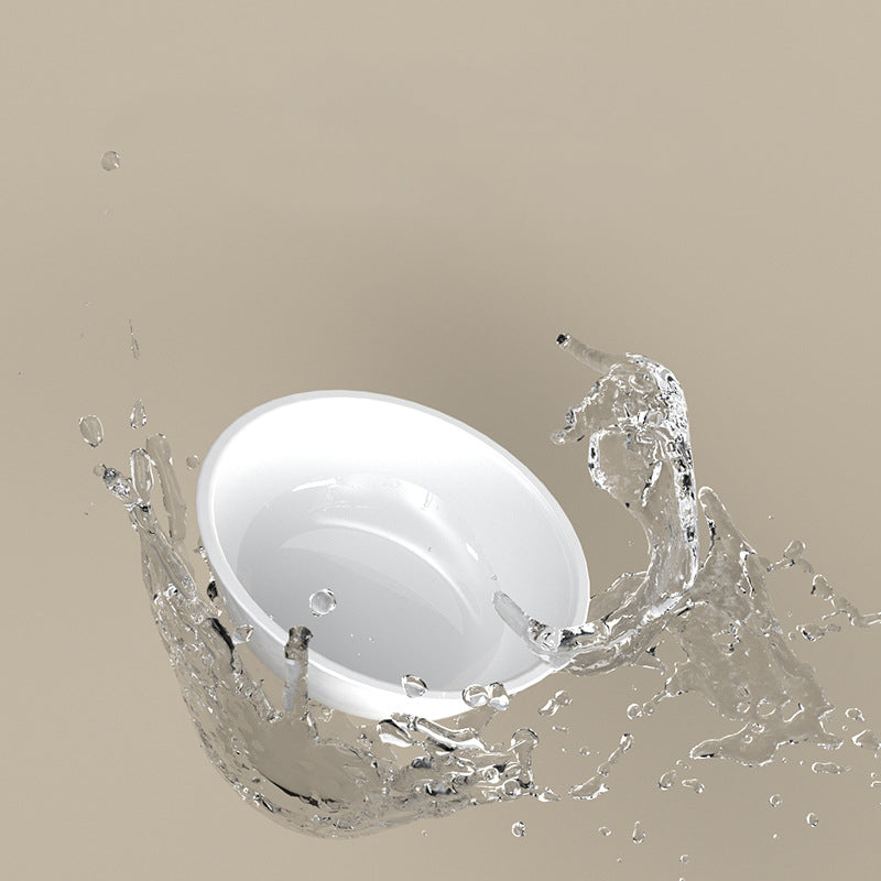 Pet Stainless Steel Tilted Cervical Support Feeding Bowl