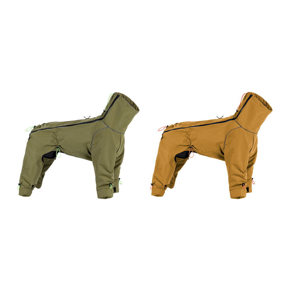 Windproof Turtleneck Pet Jacket Outdoor Warm Shell Wear