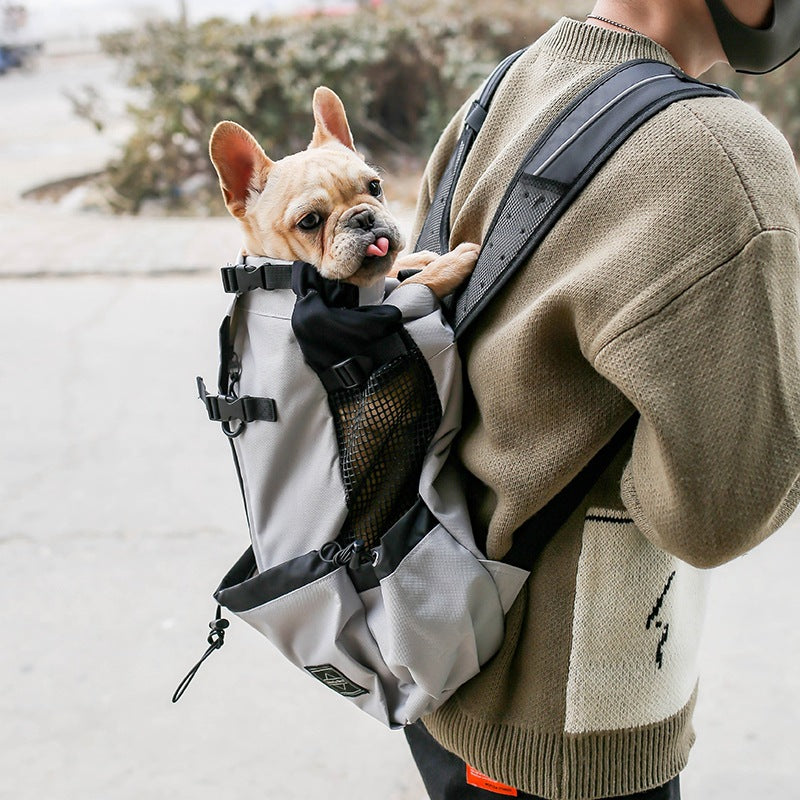 Pet Carrier Backpack Double Shoulder Outdoor Travel Bag
