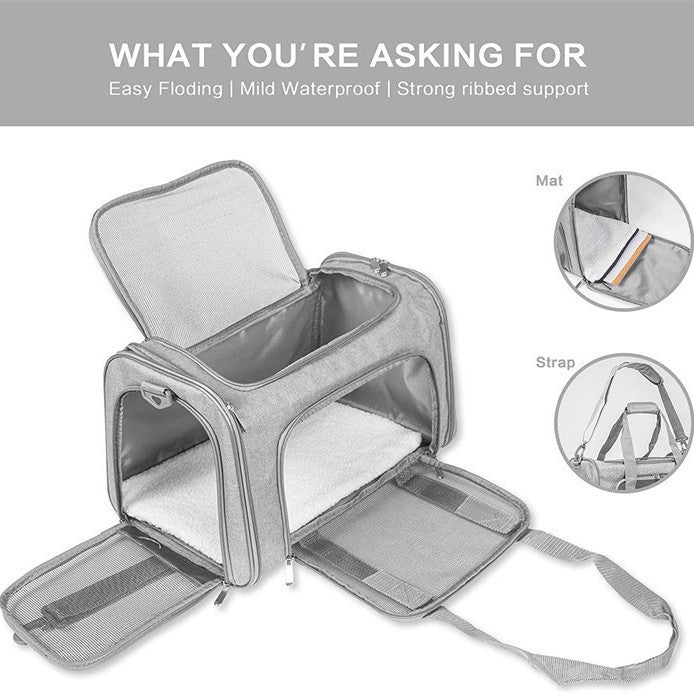Portable Foldable Handheld Pet Carrier Travel Storage Bag