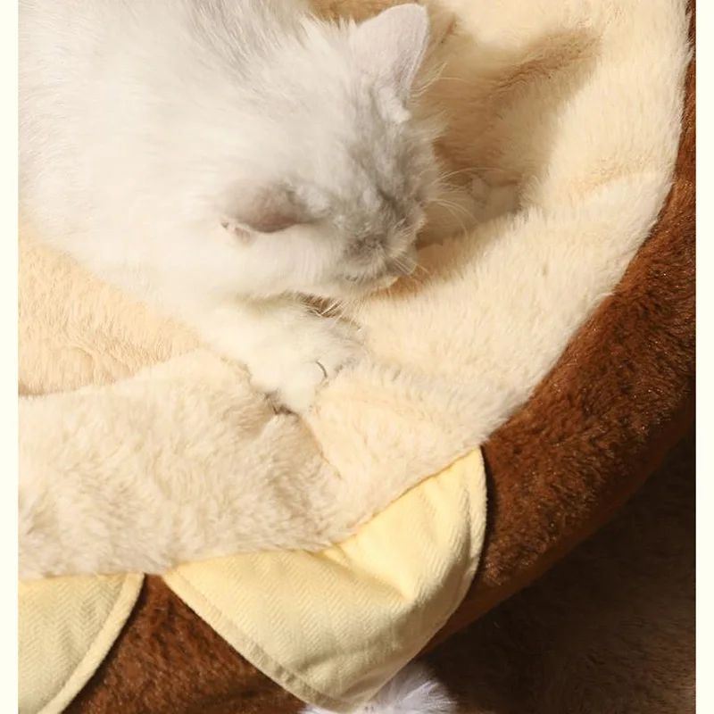 Pet Round Warm Deep Sleep Cushion Sofa Bed Nest