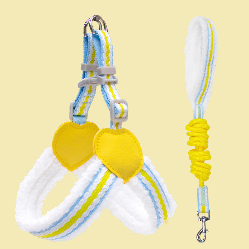 Pet Chest Vest Breathable Summer Walking Leash