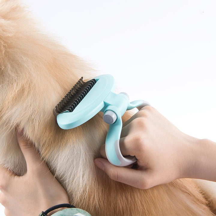 Pet Knot Comb Grooming Detangling Cleaning Tool