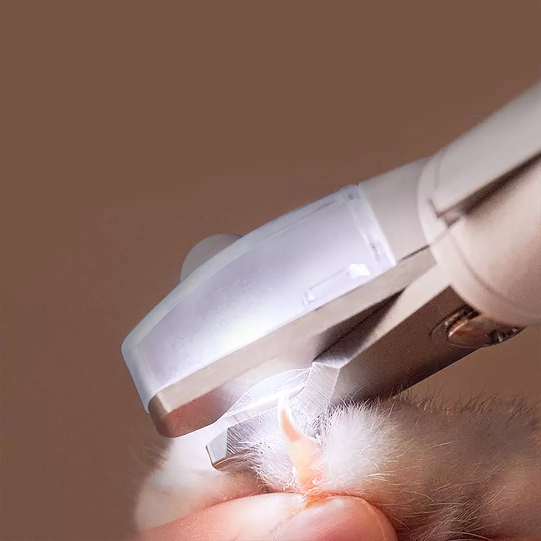 Professional LED Pet Nail Clipper Scissors Grooming Tool