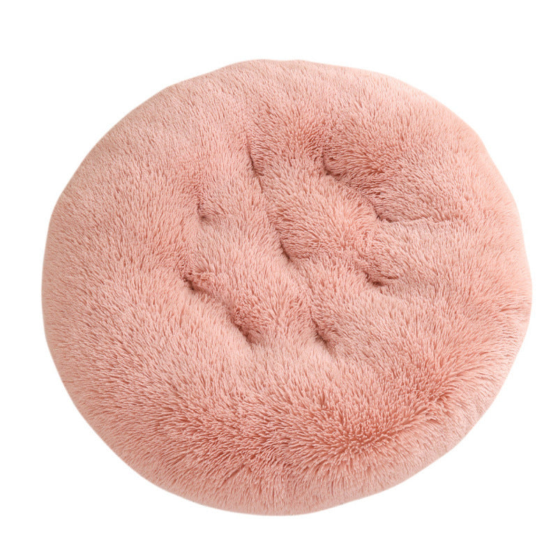 Pet Round Plush Warm Sleep Bed Mat House